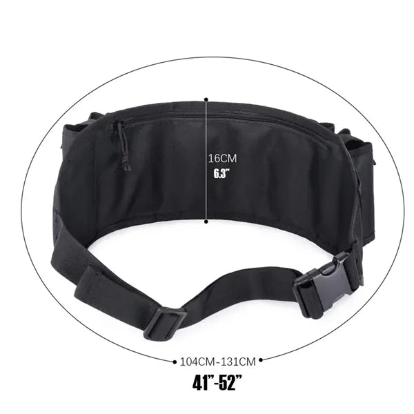 6 Pack Oxford Cloth Adjustable Picnic Beer Belt Holder
