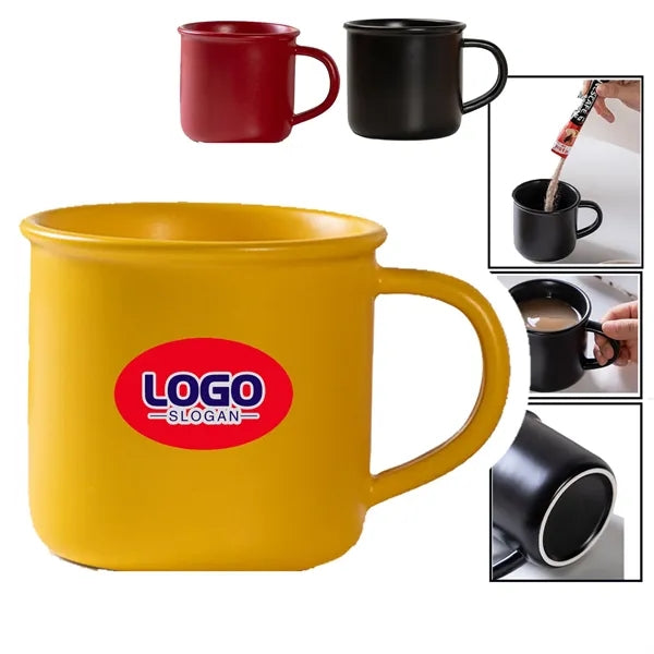 Enamel-style Ceramic Cup
