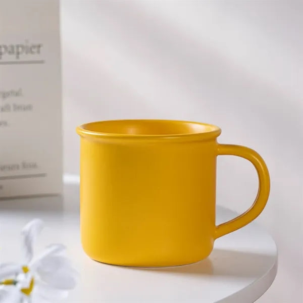 Enamel-style Ceramic Cup