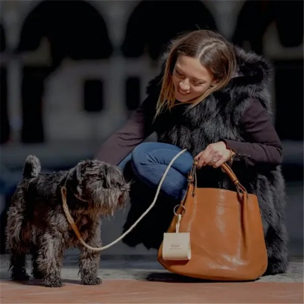 Dog Waste Bag Holder Leash Attachment
