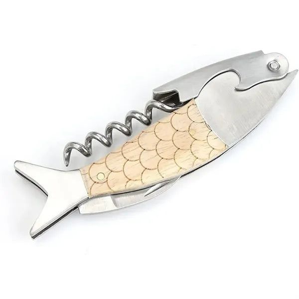 Fish Corkscrew Bottle Opener Manual Wine Key