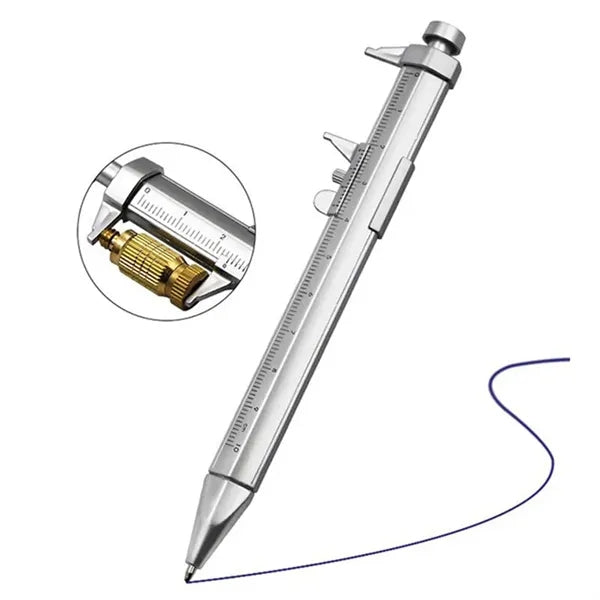 Vernier Caliper Retractable Click Action Ballpoint Pen