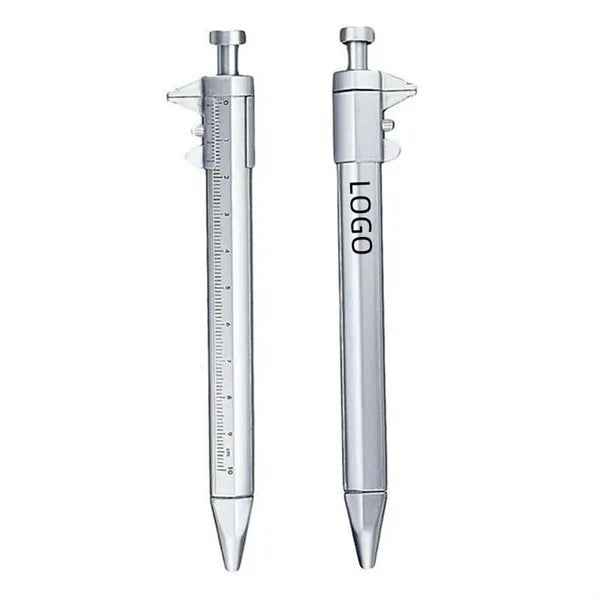 Vernier Caliper Retractable Click Action Ballpoint Pen