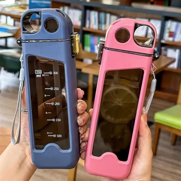12 oz New Special Gift Portable Square Water Bottle