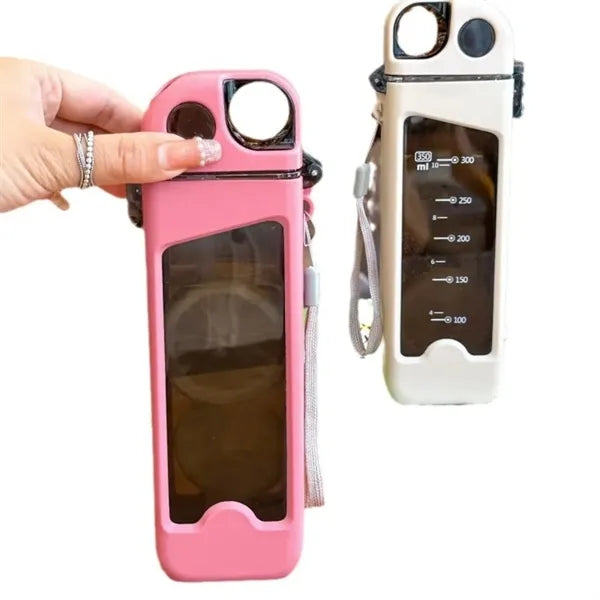 12 oz New Special Gift Portable Square Water Bottle