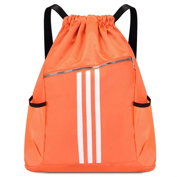 Portable Drawstring Backpack Sports Gym Fitness Yoga Bags