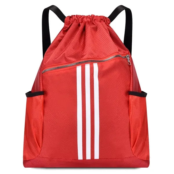 Portable Drawstring Backpack Sports Gym Fitness Yoga Bags