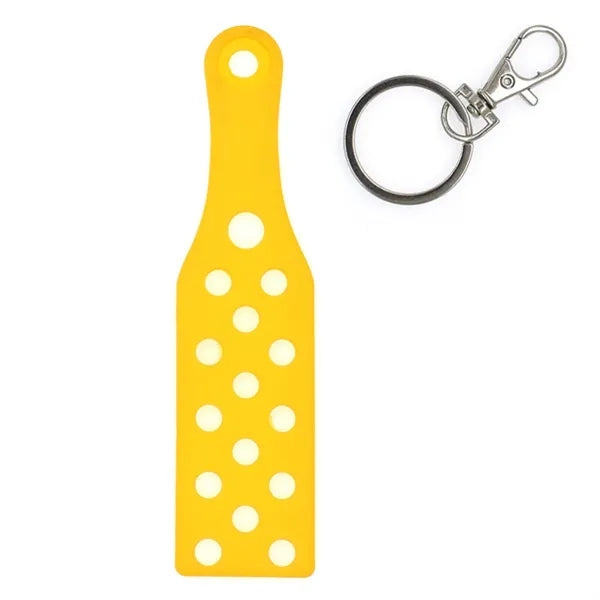 PVC Soft Rubber Keychains with Croc Decor