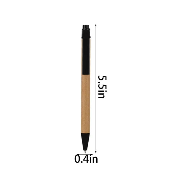 Eco-Friendly Ballpoint Medium Point Cardboard Pen