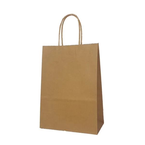 Recycled Kraft Paper Tote Bags Gifts Shopping