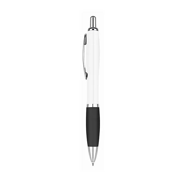 Ballpoint Pen With White Pole Plastic For Advertising Gifts