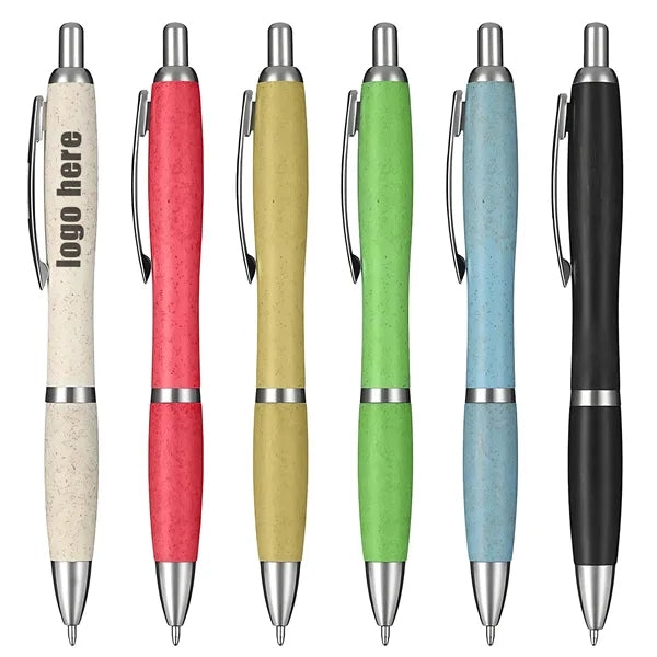 Wheat Straw Ballpoint Pen Cute Modern Thing Eco Friendly