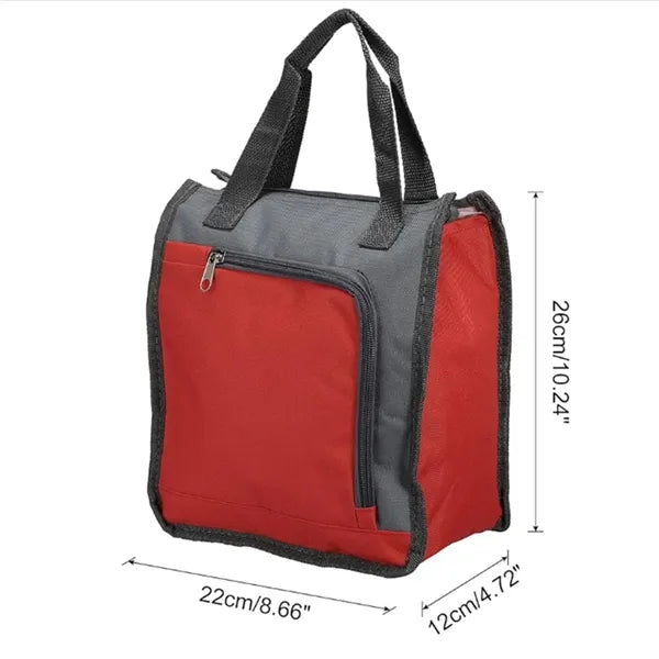Portable insulated lunch bag for Work School picnic
