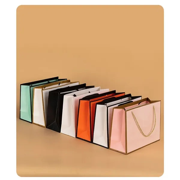 Quality Custom White Cardboard Bag with Handle