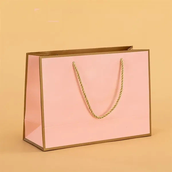 Quality Custom White Cardboard Bag with Handle