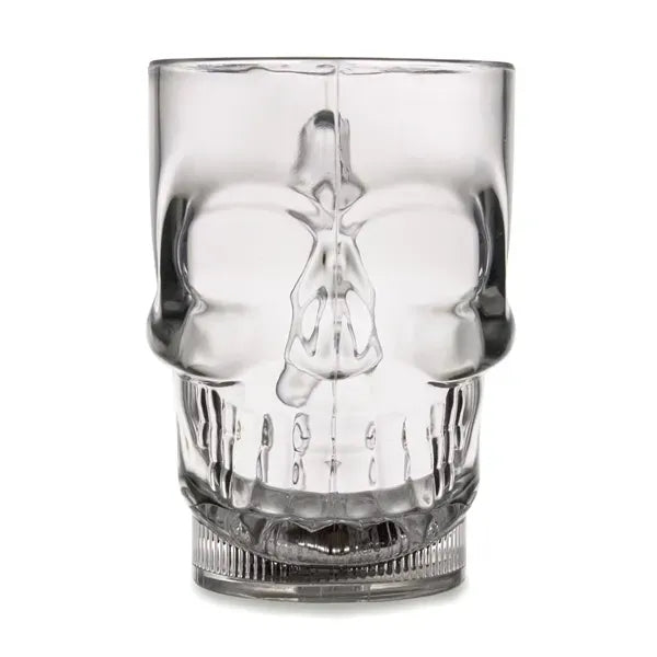 14 Oz. Flashing LED Lighted Skull Cup Halloween Party Mug