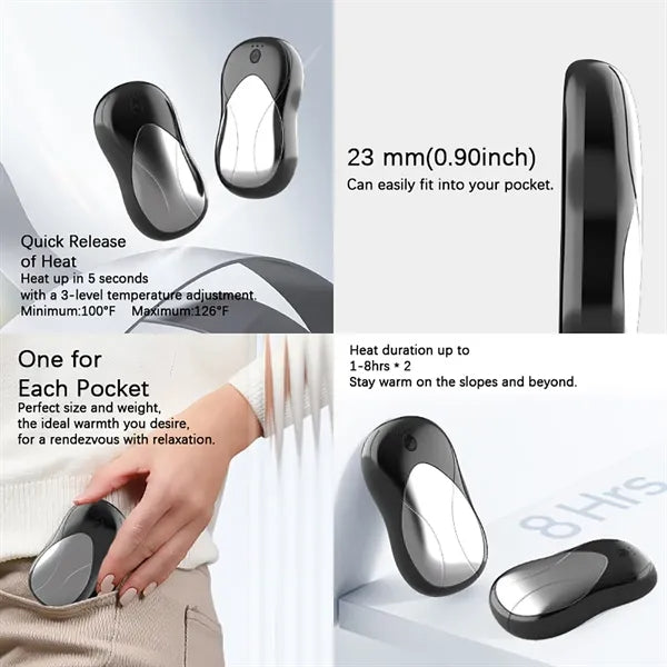 Magnetic 2 Pack Hand Warmers