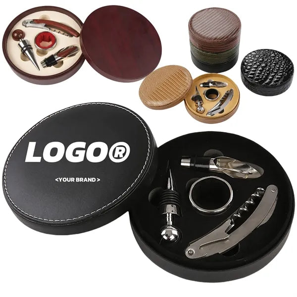 4 Piece Wine Bottle Opener Set Gift Accessories
