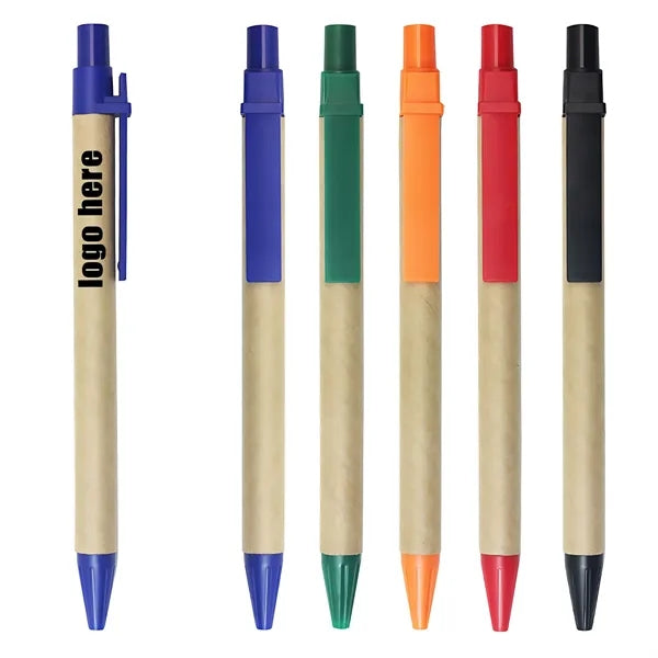 Recycled Ballpoint Pens Eco Friendly For School Supplies