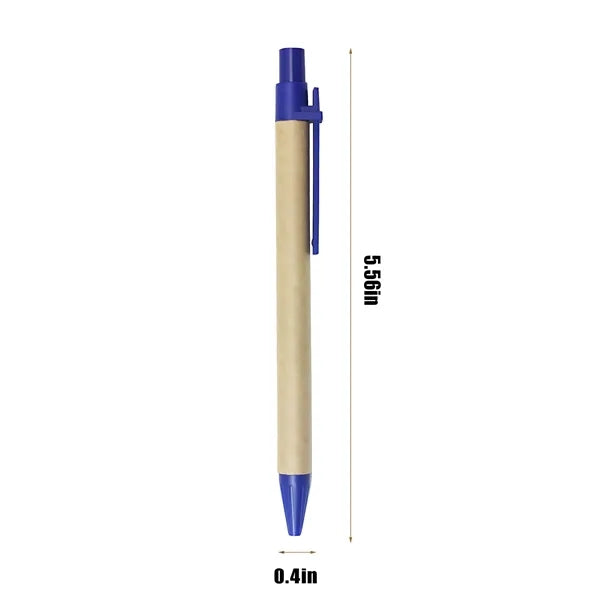 Recycled Ballpoint Pens Eco Friendly For School Supplies