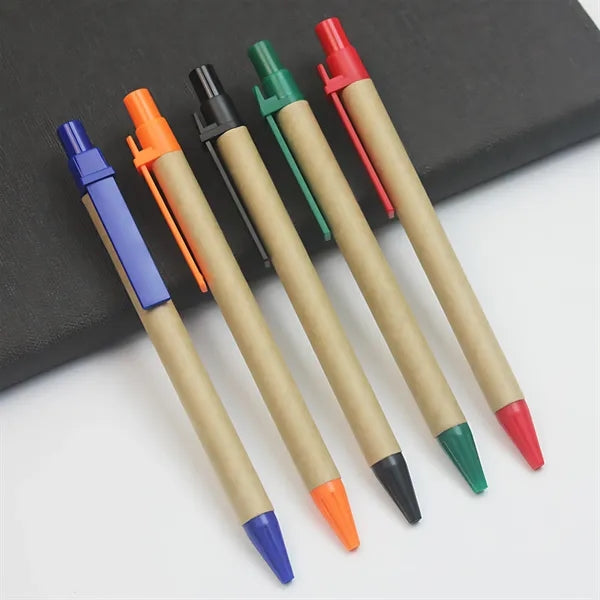 Recycled Ballpoint Pens Eco Friendly For School Supplies