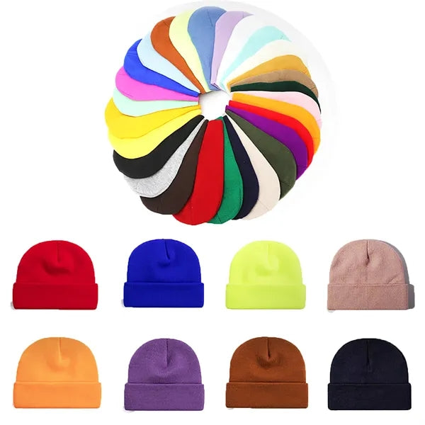 Slouchy Winter Knitted Caps Beanie Soft Hat Unisex