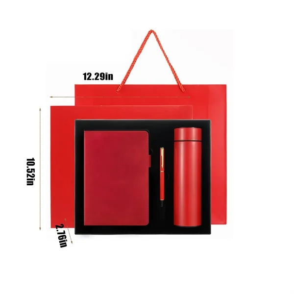 Pen Business Gift Box With Notebook And Vacuum Cup