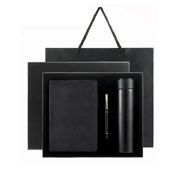 Pen Business Gift Box With Notebook And Vacuum Cup