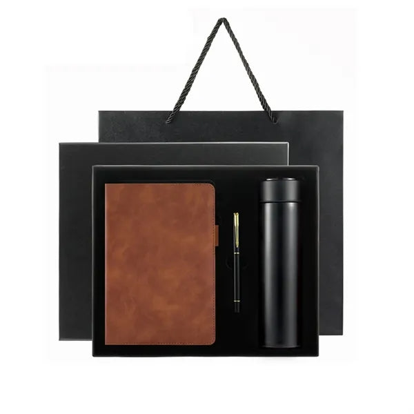 Pen Business Gift Box With Notebook And Vacuum Cup