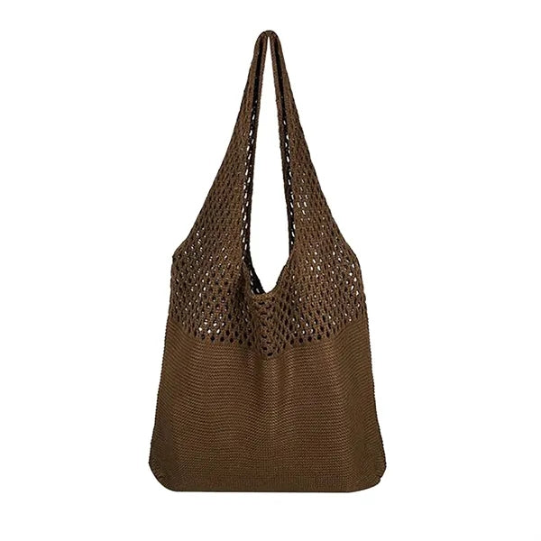 Crochet Mesh Beach Tote Bag
