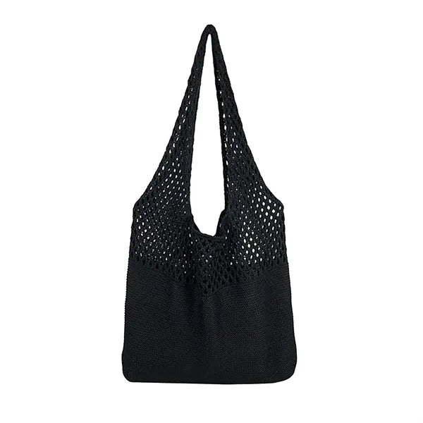 Crochet Mesh Beach Tote Bag