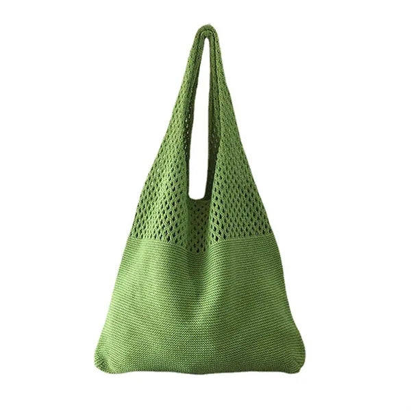 Crochet Mesh Beach Tote Bag