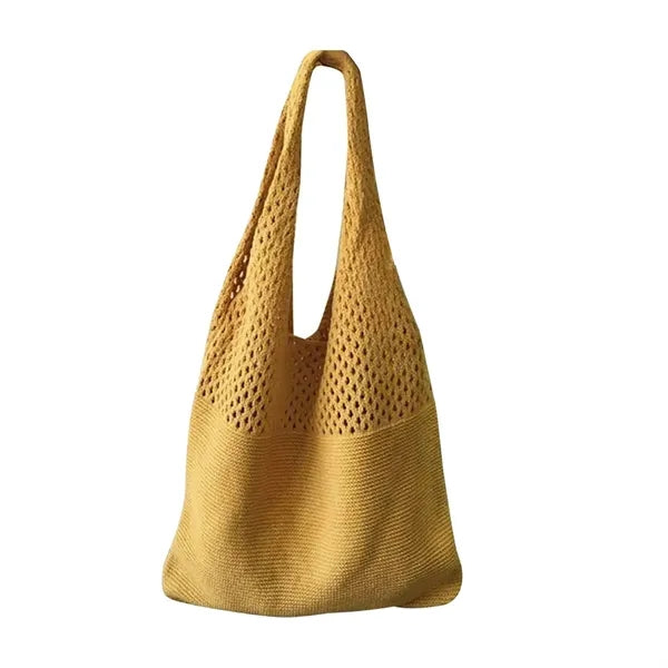 Crochet Mesh Beach Tote Bag