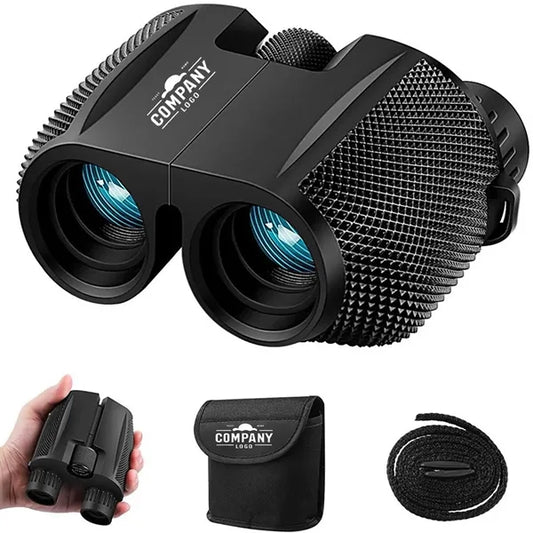 10X25 Compact Binoculars With Carry Bag