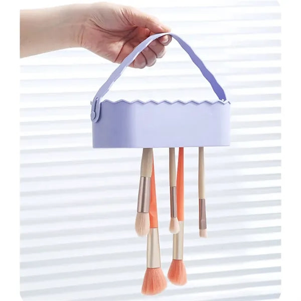 Makeup Brush Cleaner Tool Cleaning Storage Holder