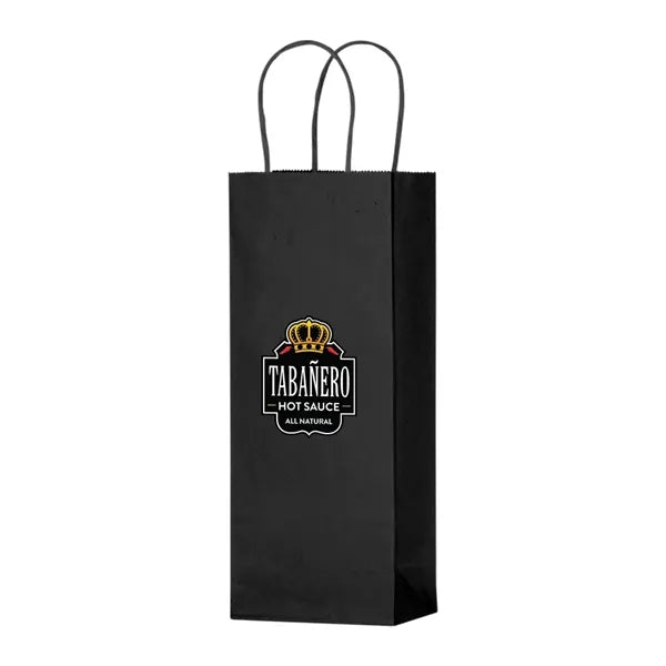 1-Bottle Kraft Paper Tote
