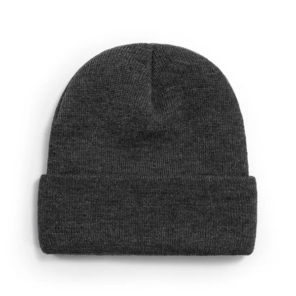 Knitted Beanie with Embroidery Patch