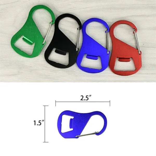 2-in-1 Aluminum Alloy Mountaineering Buckle & Bottle Opener