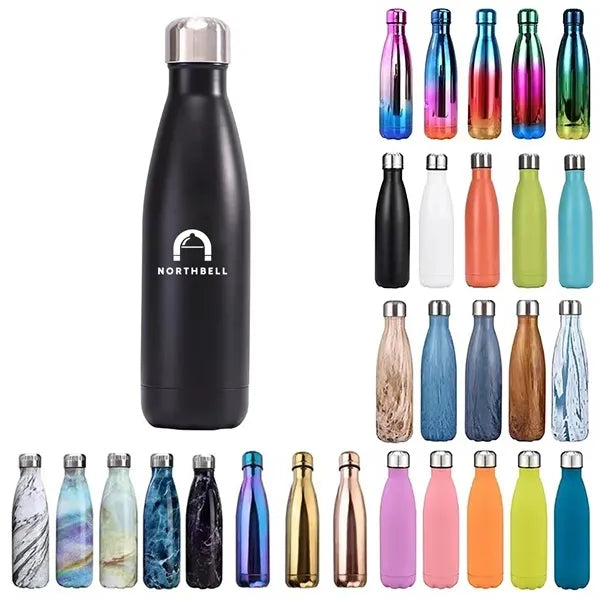17 oz Stainless Steel Vacuum Insulated Coke Bottle