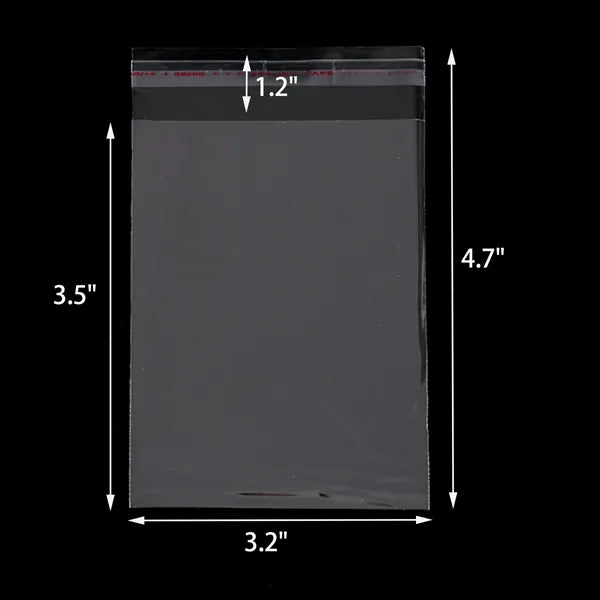 Clear Resealable Cello Poly Bags