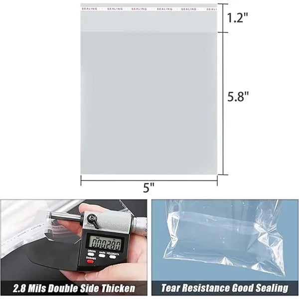 Clear Plastic Cellophane Bags For Gift
