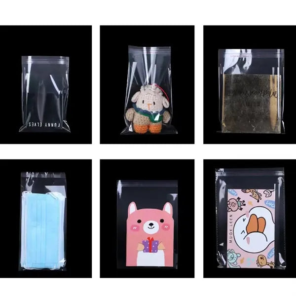 6x10 Inches Clear Resealable Cellophane Bags