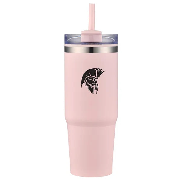 Aqueduct-VII 30 Oz Tumbler Mugs with Straw