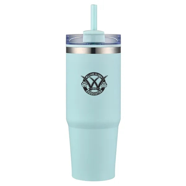 Aqueduct-VII 30 Oz Tumbler Mugs with Straw