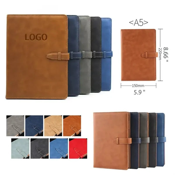 PU Leather A5 Journal Notebook