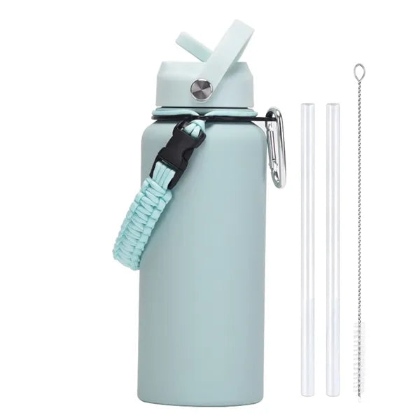 Stainless Steel Outdoor Large Capacity Sport Bottle & Handle
