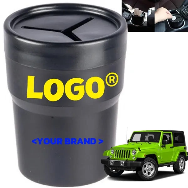 Car Trash Can with Lid Full Print