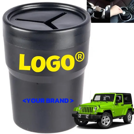 Car Trash Can with Lid Full Print