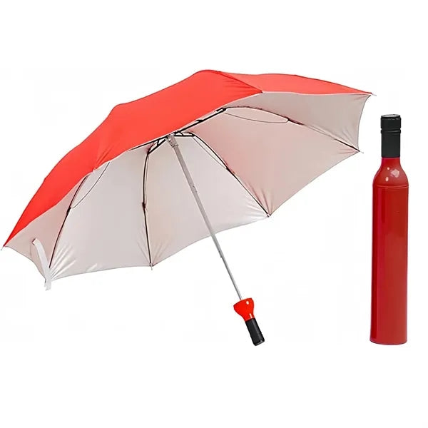 All Weather Wine Bottle Shaped Umbrella