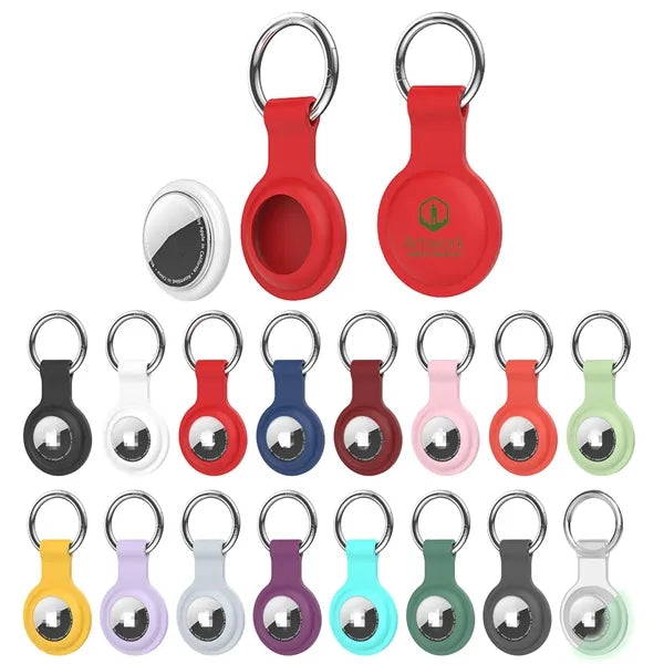 Silicone Air-Tag Holder with Keychain